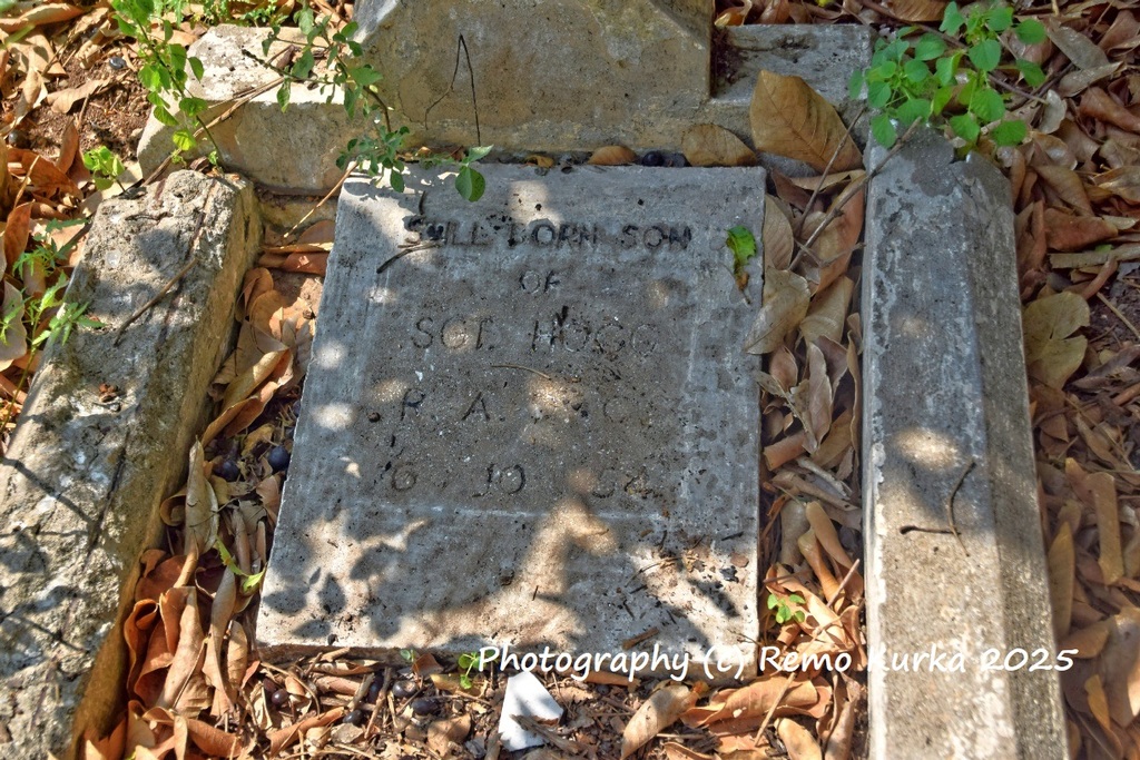Even children are berried at Osu Military Cemetery, Accra, photographed by Remo Kurka